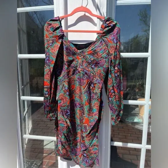 Veronica Beard Bellino Paisley Silk Dress NWT
